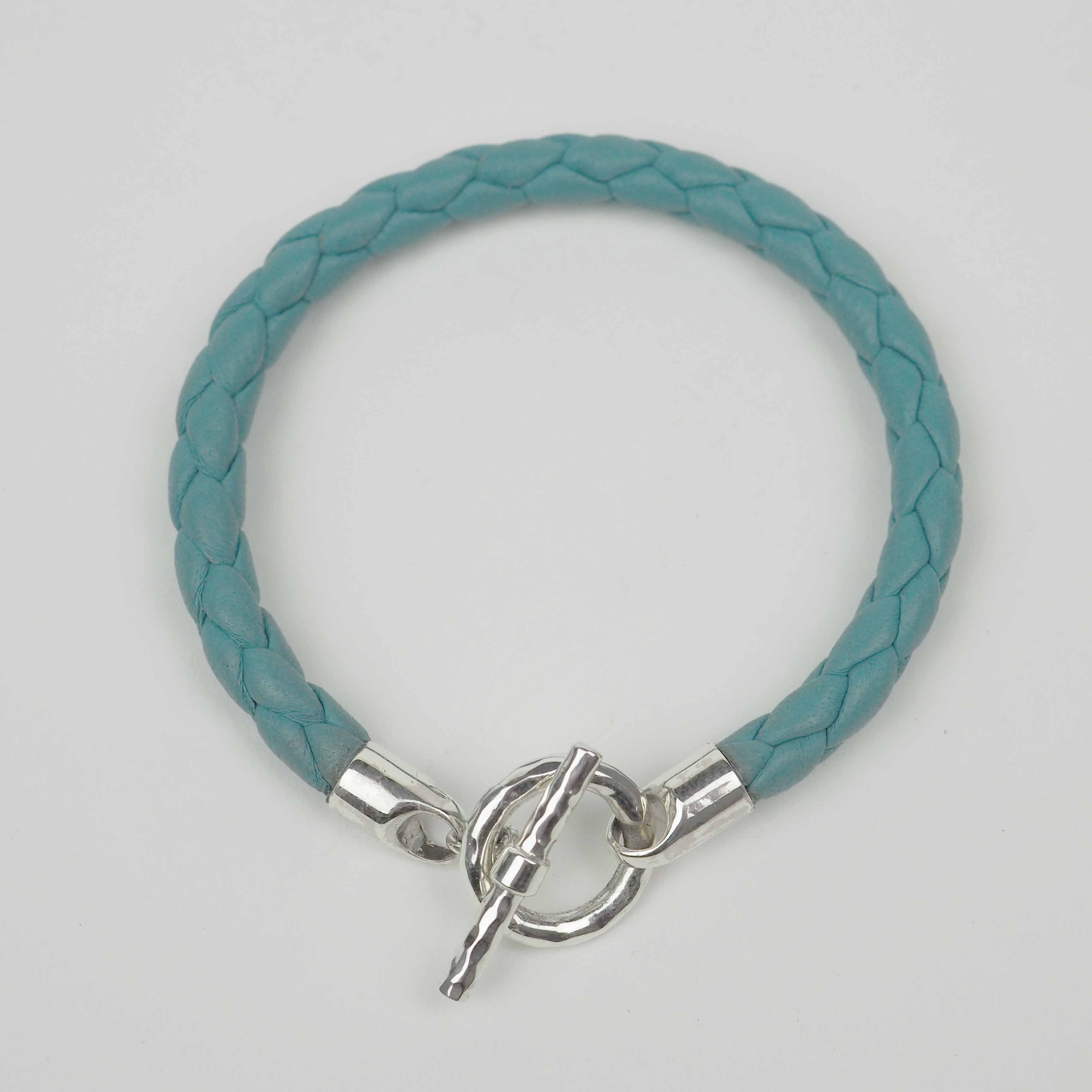 Leather Bracelet 004 Turquoise ブレスレット