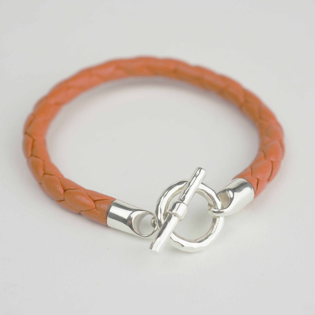 Leather Bracelet 004 Copper-Brown ブレスレット-ブレスレット-yuzen-official