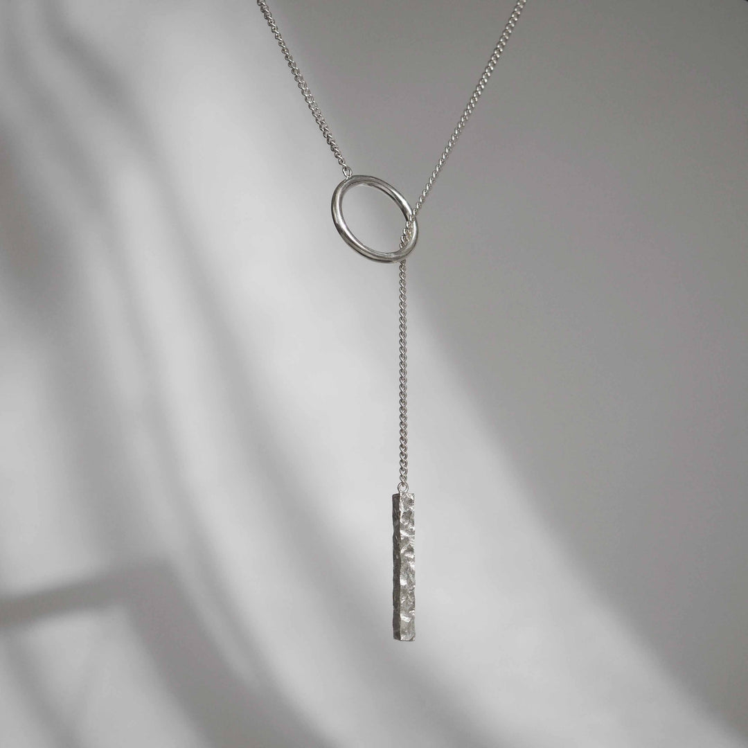 Silver Necklace "Ancient 005" シルバー ネックレス ロングチェーン-ネックレス-yuzen-official