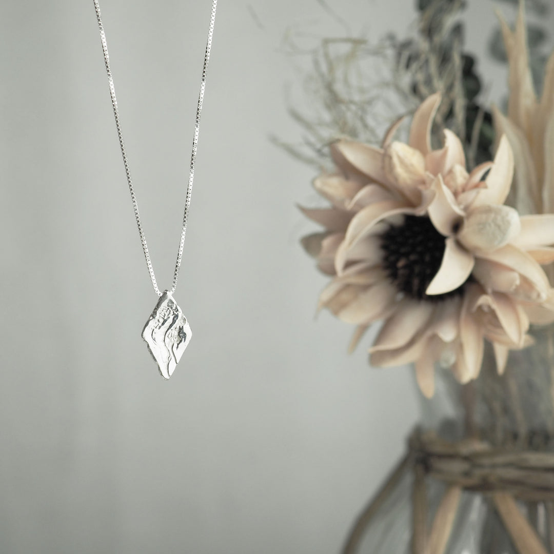 Silver Necklace "Nature 004" シルバー ネックレス-ネックレス-yuzen-official