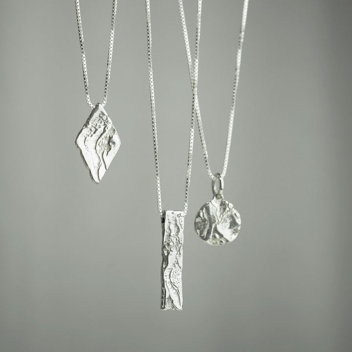 Silver Necklace "Nature 003" シルバー ネックレス-ネックレス-yuzen-official