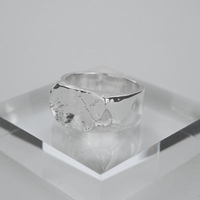 Silver Ring "Crack 002" シルバー リング-リング-yuzen-official