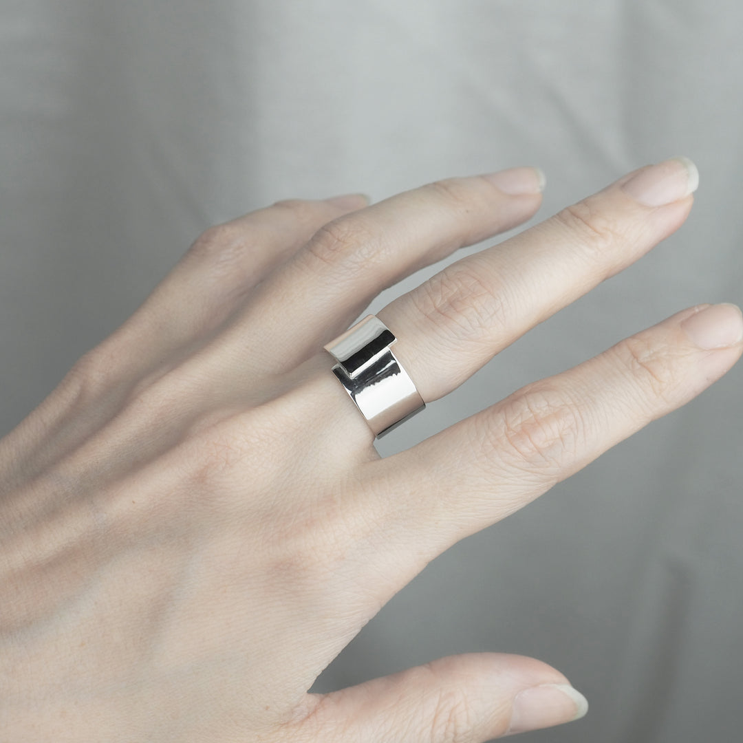 Silver Ring "Wrap 002" シルバー リング-リング-yuzen-official