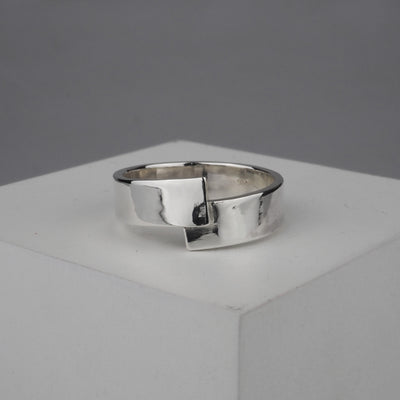 Silver Ring "Wrap 001" シルバー リング-リング-yuzen-official