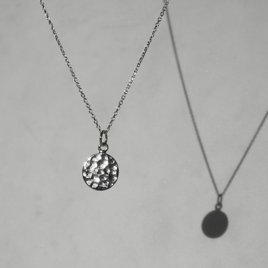 Silver Necklace "Tsuchime" シルバー ネックレス-ネックレス-yuzen-official