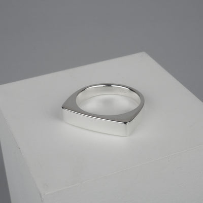 Silver Ring "Flat" シルバー リング-リング-yuzen-official