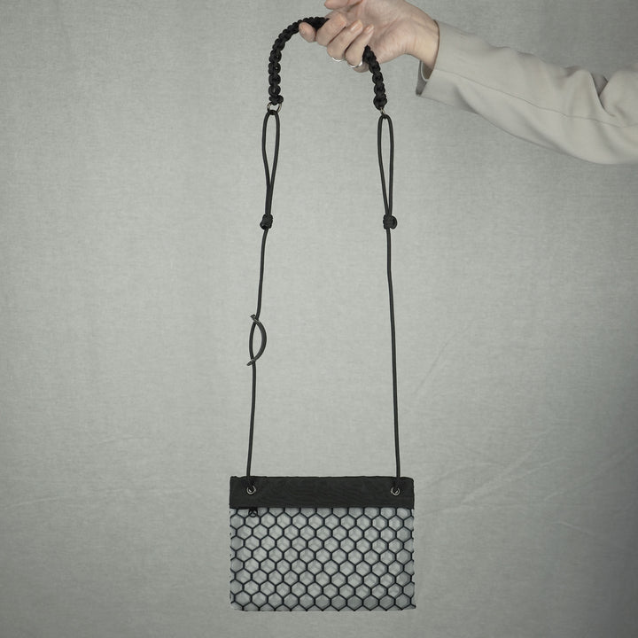 Shoulder pouch "Honeycomb pouch" ショルダー ポーチ-yuzen-official