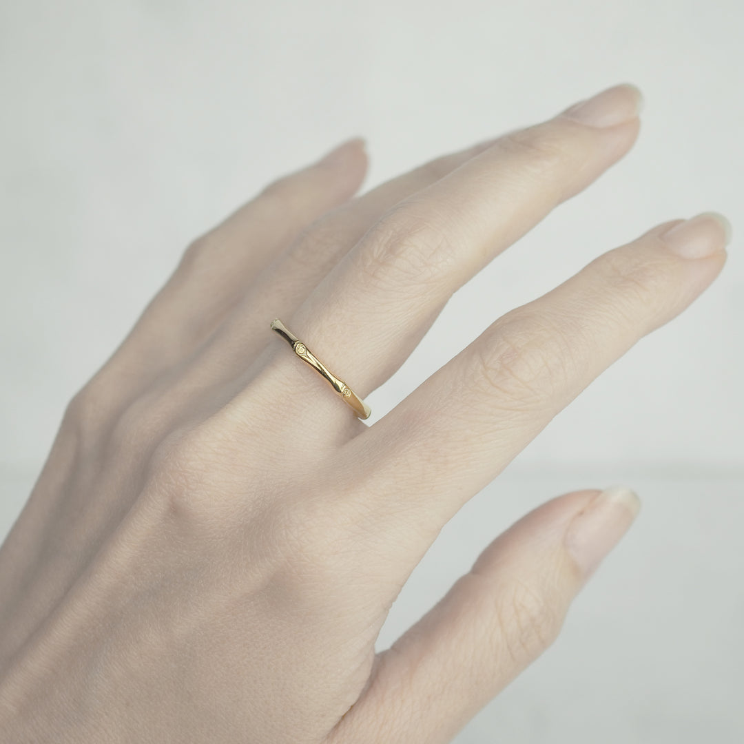 Gold Ring -BR 001 Gold- ゴールド リング-リング-yuzen-official
