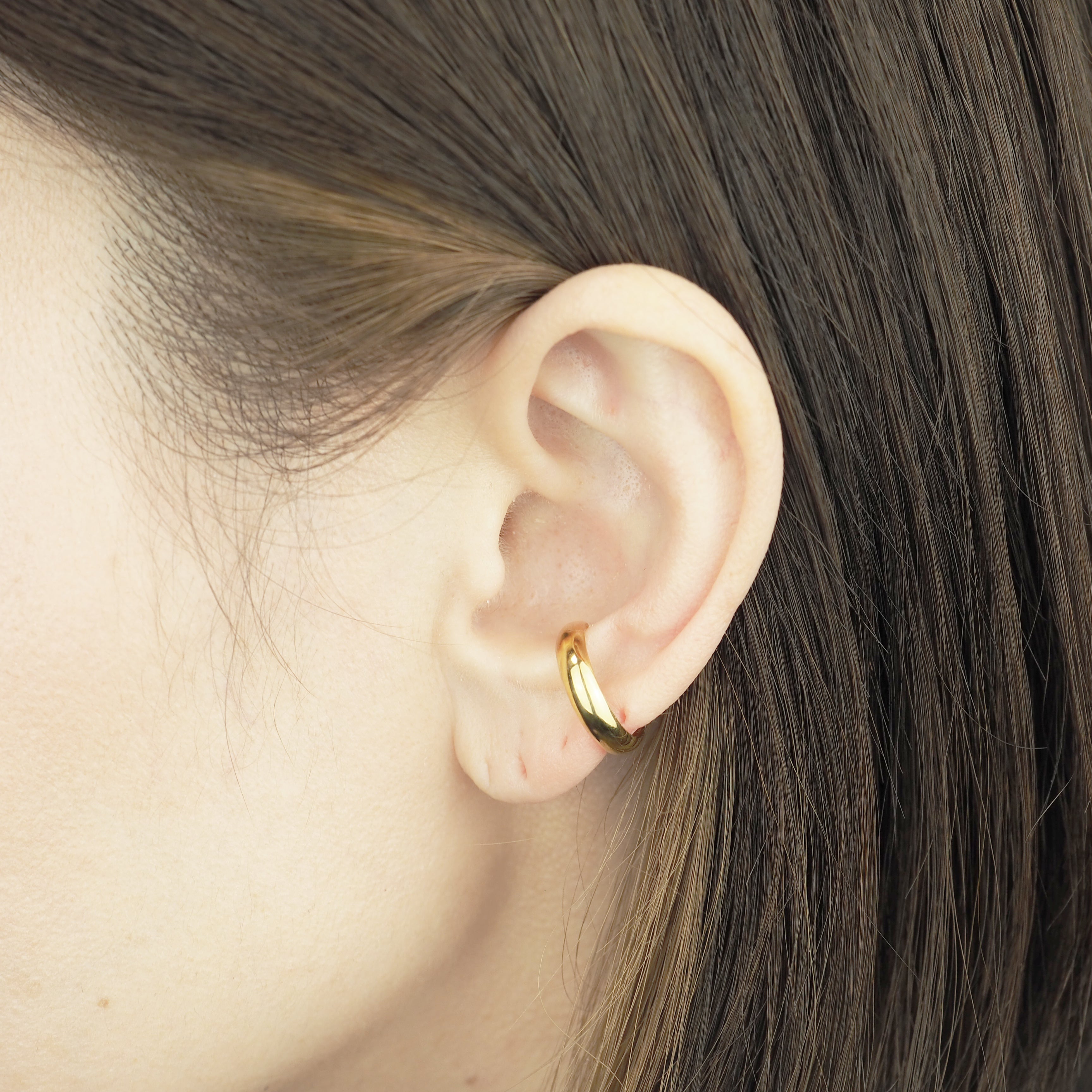 Gold Ear Cuff PLAIN Gold ゴールド イヤーカフ