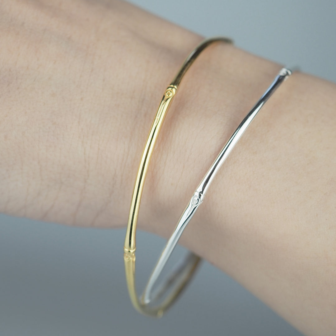 Silver Bangle -BB 002- シルバー ゴールド バングル-バングル-yuzen-official