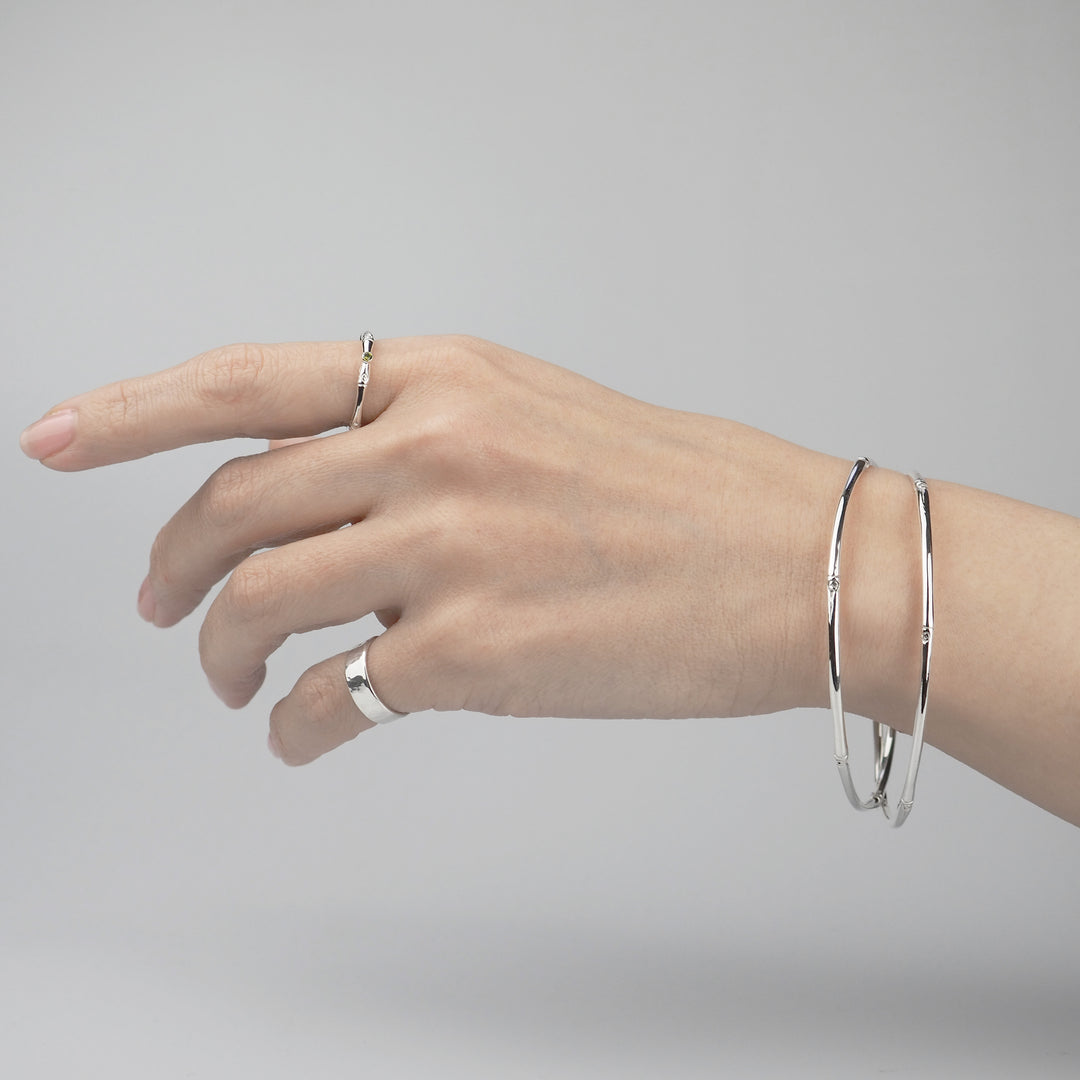 Silver Bangle -BB 001- シルバー バングル-バングル-yuzen-official
