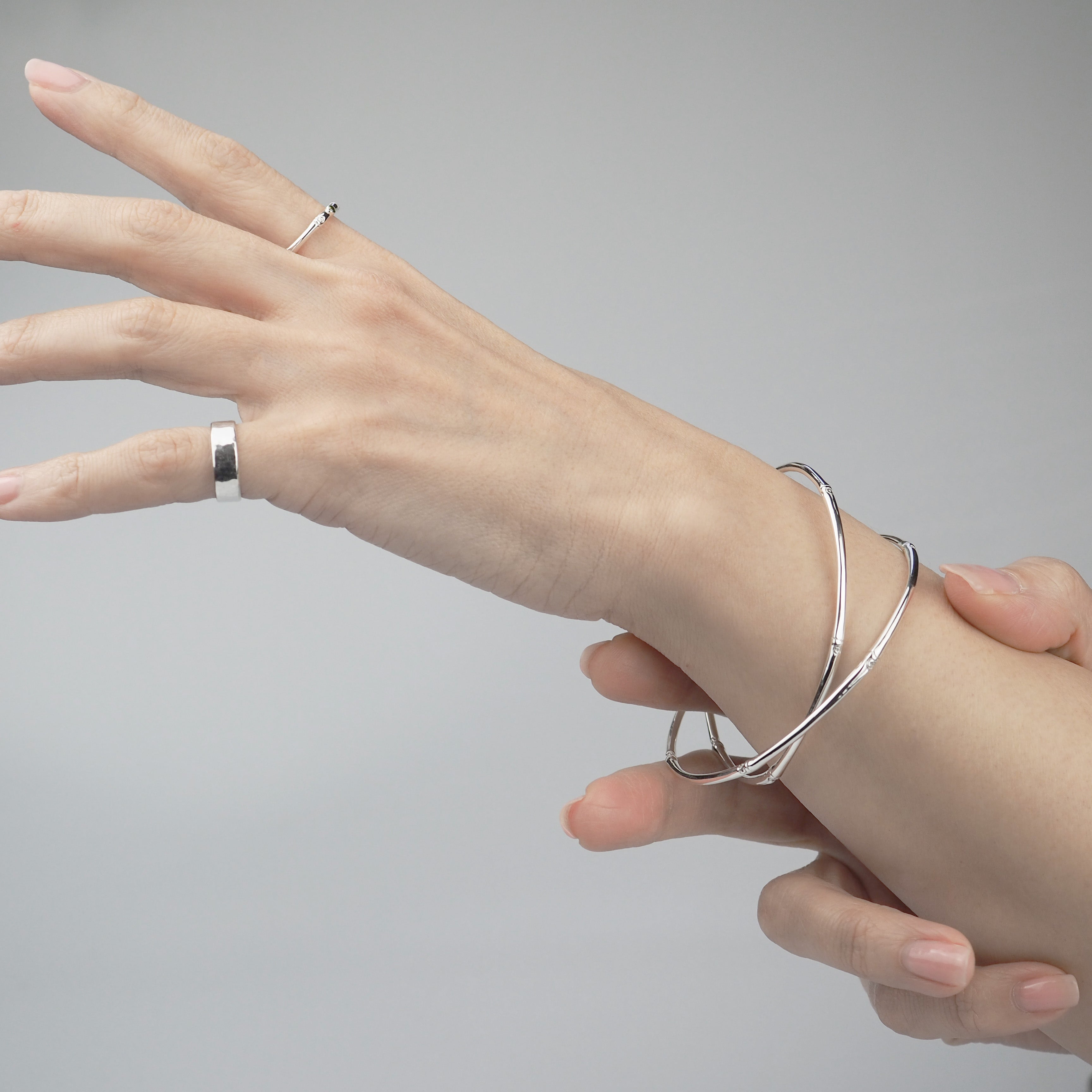 Silver Bangle -BB 001- シルバー バングル – yuzen-official