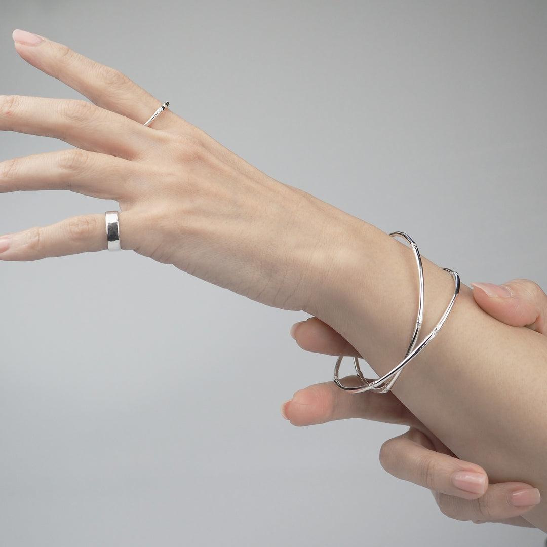 Silver Bangle -BB 001- シルバー バングル-バングル-yuzen-official