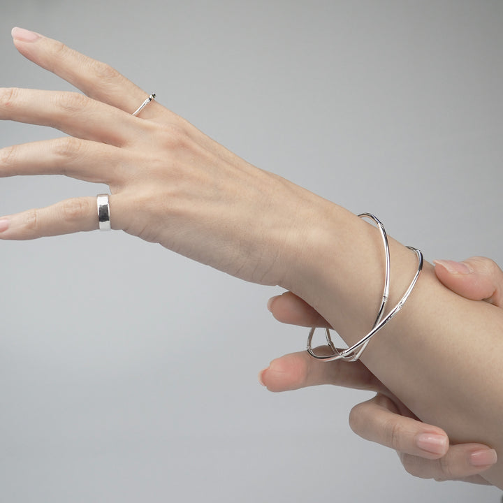 Silver Bangle -BB 001- シルバー バングル-バングル-yuzen-official