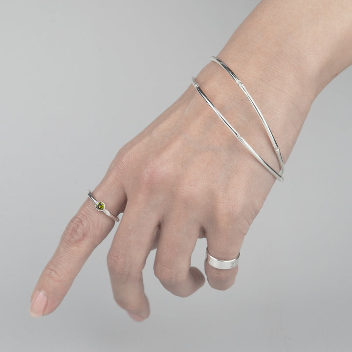 Silver Bangle -BB 001- シルバー バングル-バングル-yuzen-official